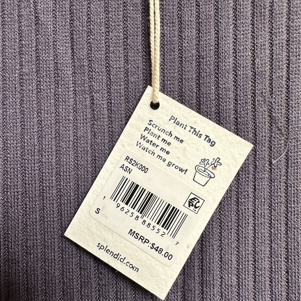Splendid Super Soft Ribbed Tank - NWT! - Picture 3 of 3